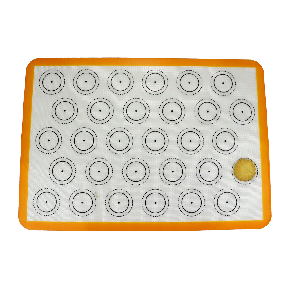 Macaroon Silicone Baking Mat Non-stick With Measurement Non-Slip Silicon For Dough Rolling Mat