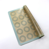 Eco Friendly Mint Green Silicone Baking Mat for Oven Bread Baking