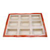 2023 hot selling silicone baking pan reusable silicone muffin tray non stick silicone cake mold for baking