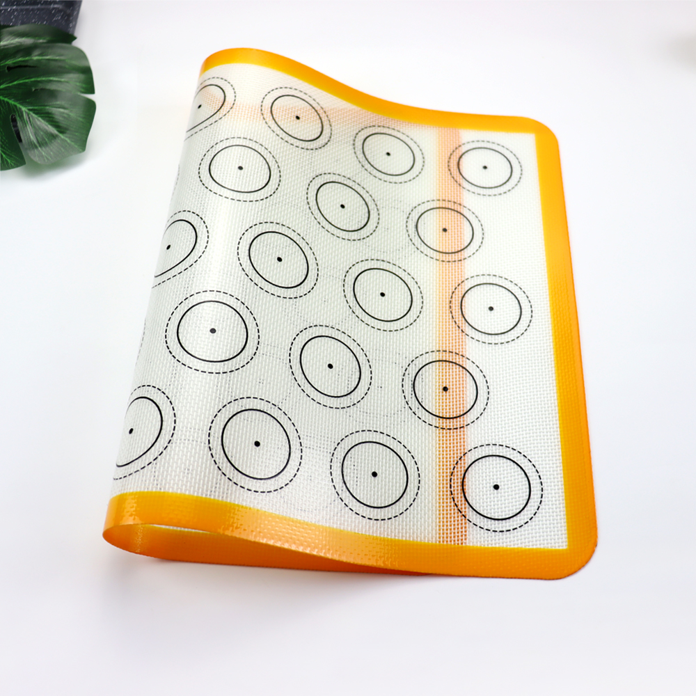 Silicone Coated Glass Fiber Baking Mat Non-stick Non-Slip Silicon For Dough Rolling Mat