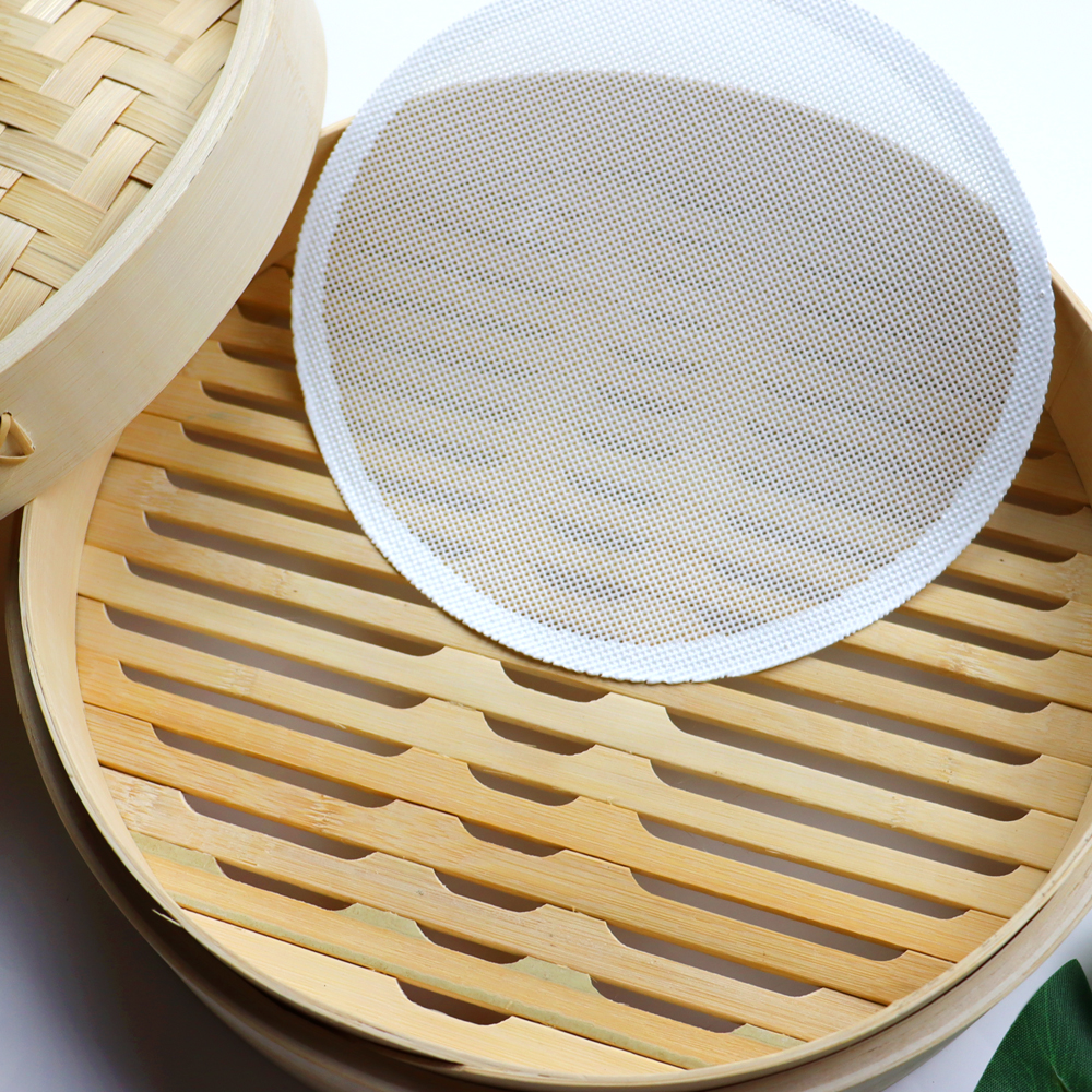 Reusable Dehydrator Mats Silicone Mesh Round Dumplings Mat