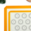 Wire Rack Tray Silicone Baking Mat Non-stick Non-Slip Silicon For Dough Rolling Mat