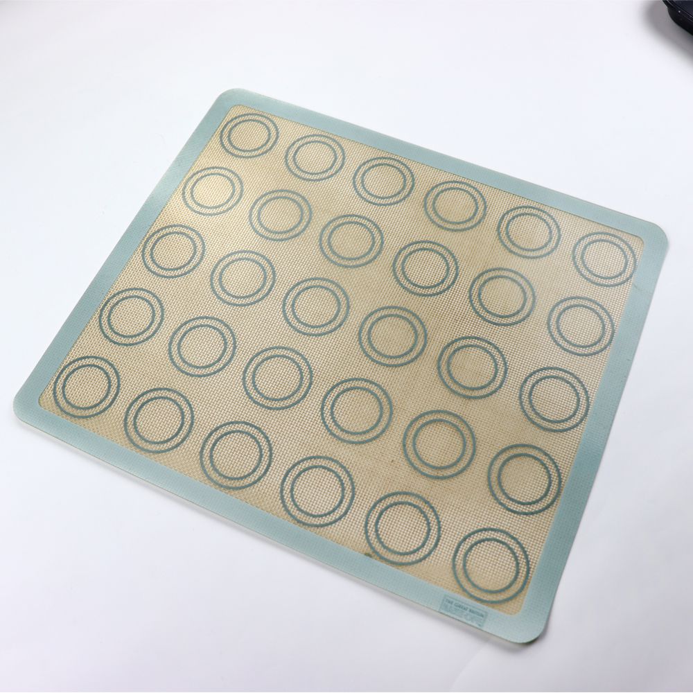 Eco Friendly Mint Green Silicone Baking Mat for Oven Bread Baking