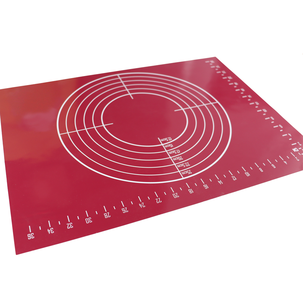 Silicone Pastry Mat with Measurements Non-stick Non-Slip Silicon For Dough Rolling Mat