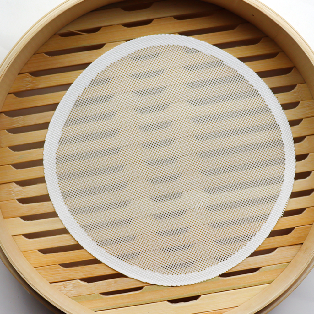 Reusable Dehydrator Mats Silicone Mesh Round Dumplings Mat