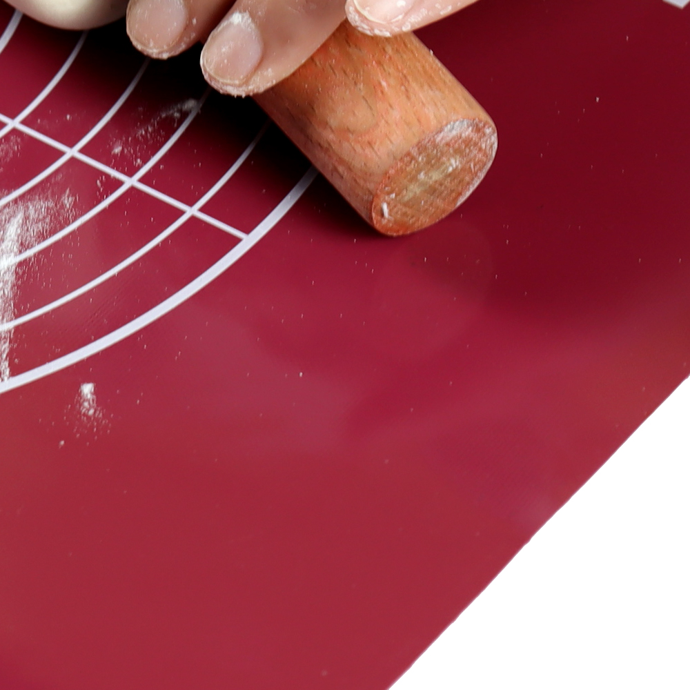 Silicone Pastry Mat with Measurements Non-stick Non-Slip Silicon For Dough Rolling Mat