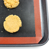 Oven Liners Mats Reusable Non Stick Silicone Bread Baking Mat Perforated Steaming Mesh Pad