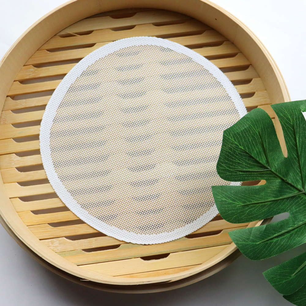 Reusable Dehydrator Mats Silicone Mesh Round Dumplings Mat