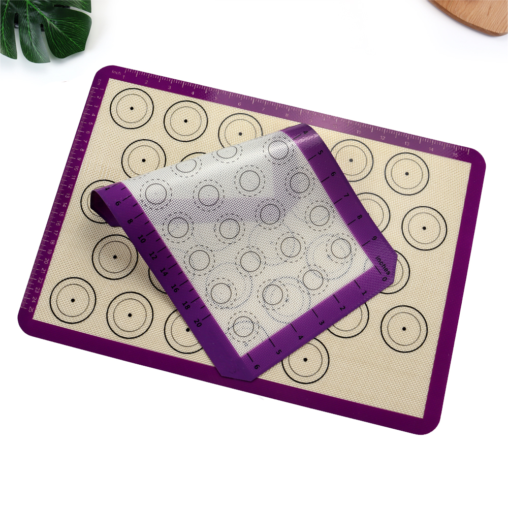 Eco-friendly Silicone Baking Mat Quarter Sheet Silicone Place Mat for Dining Table