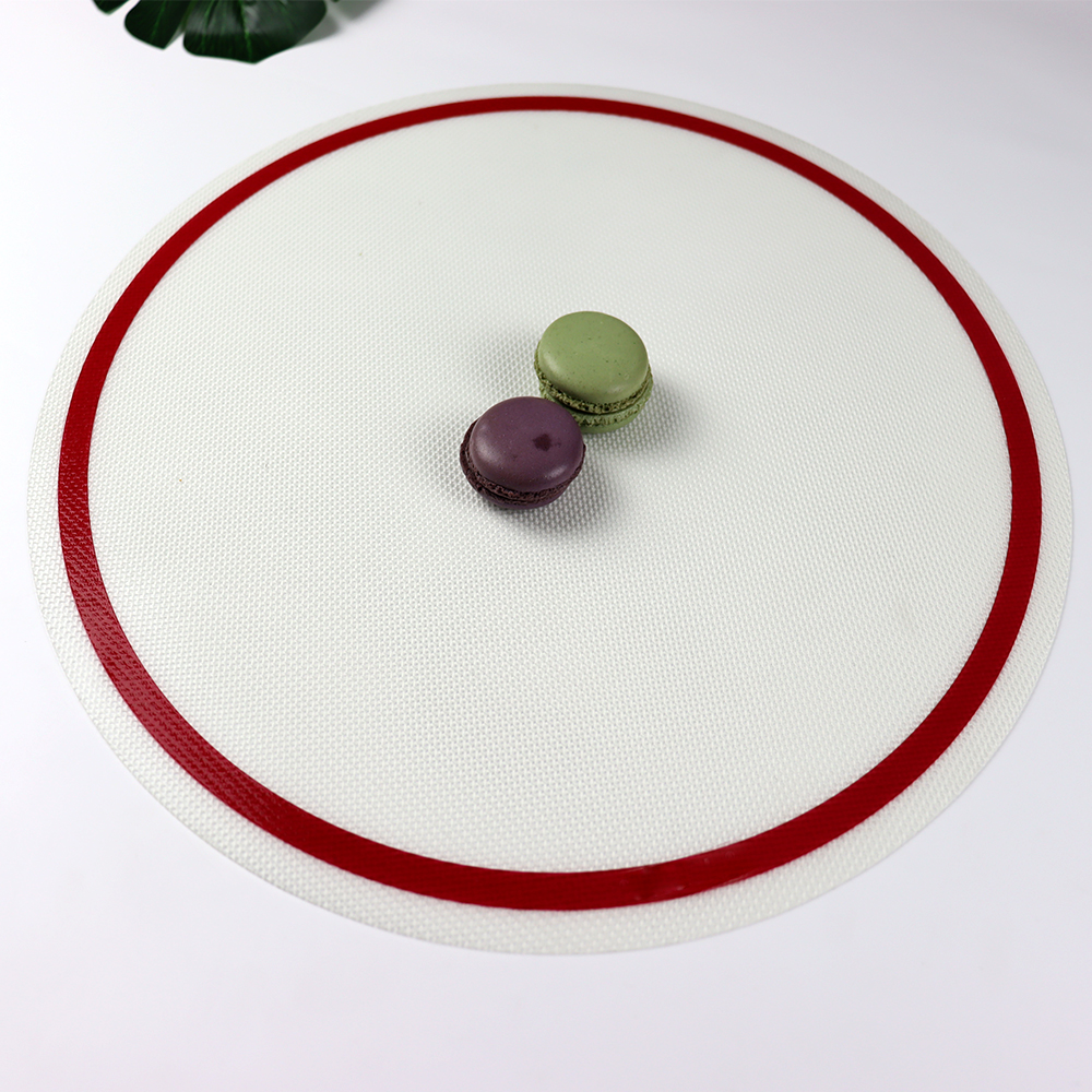 9 Inch Non Stick Round Silicone Baking Mats Non-stick Non-Slip Silicon For Dough Rolling Mat