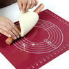 Silicone Pastry Mat with Measurements Non-stick Non-Slip Silicon For Dough Rolling Mat